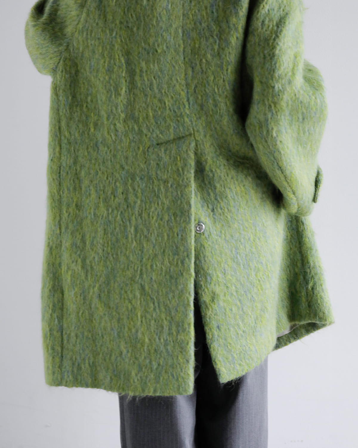 TANAKA(タナカ)イタリアンシャギーリラックスフィットフードコート “HOODED COAT” st-228