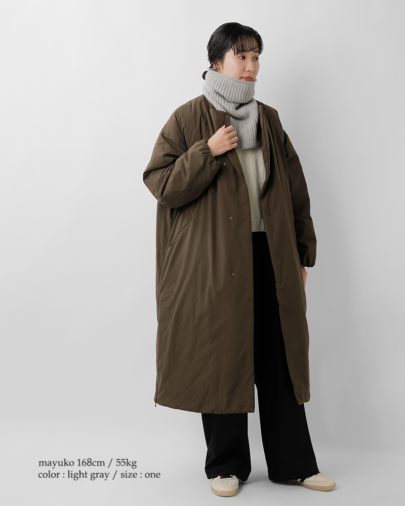 Stuart Austin(スチュアート オースティン)アルパカリブネックウォーマーst202505a