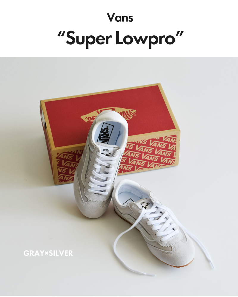 Vans(ヴァンズ)スーパーロープロレザーアッパーメタリックスニーカー“SuperLowpro”super-lp-same2