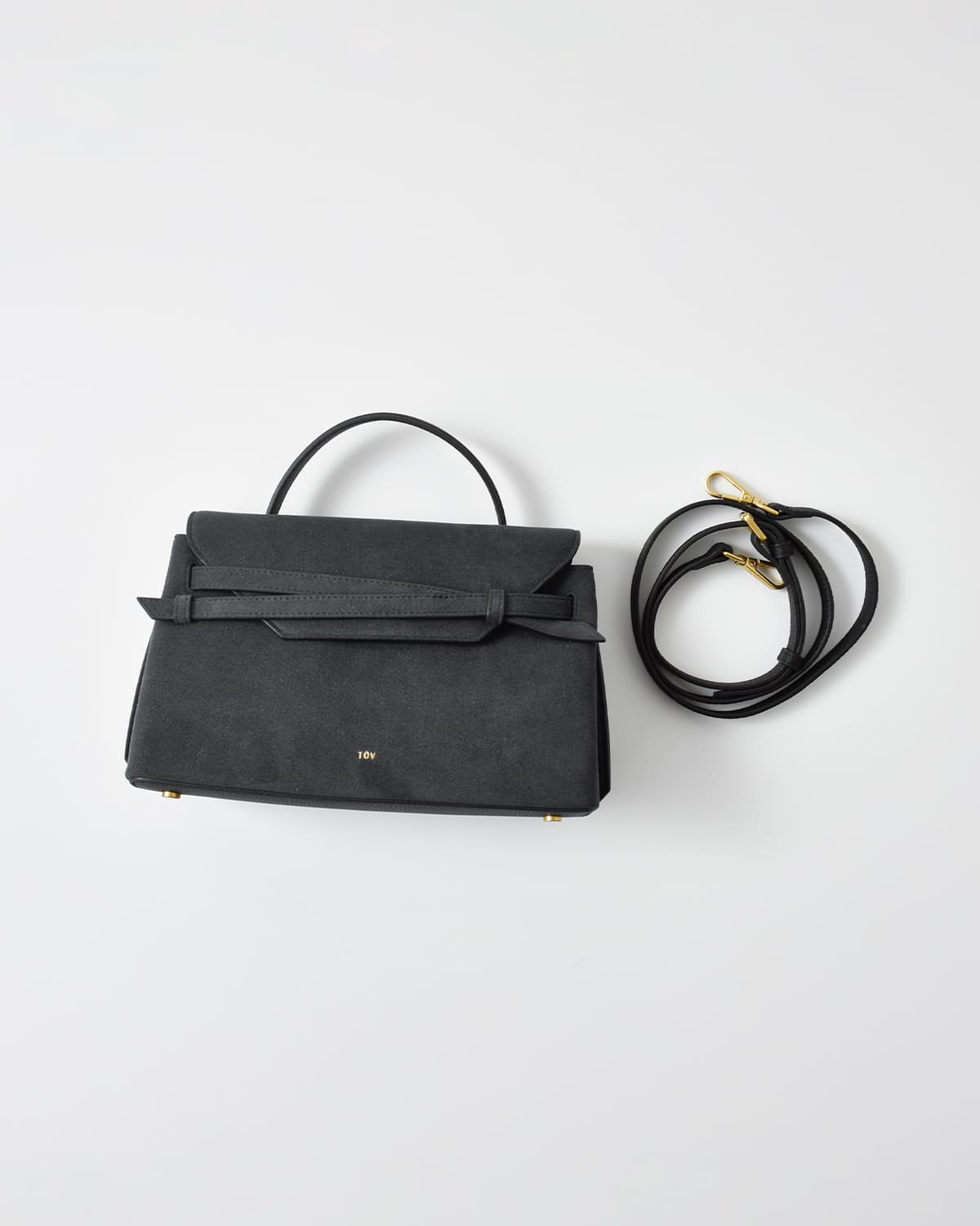 TOV(トーヴ)ウルトラスエードレザークロスリボン2wayショルダーハンドバッグ “MIMI M SUEDE” t25w02b578