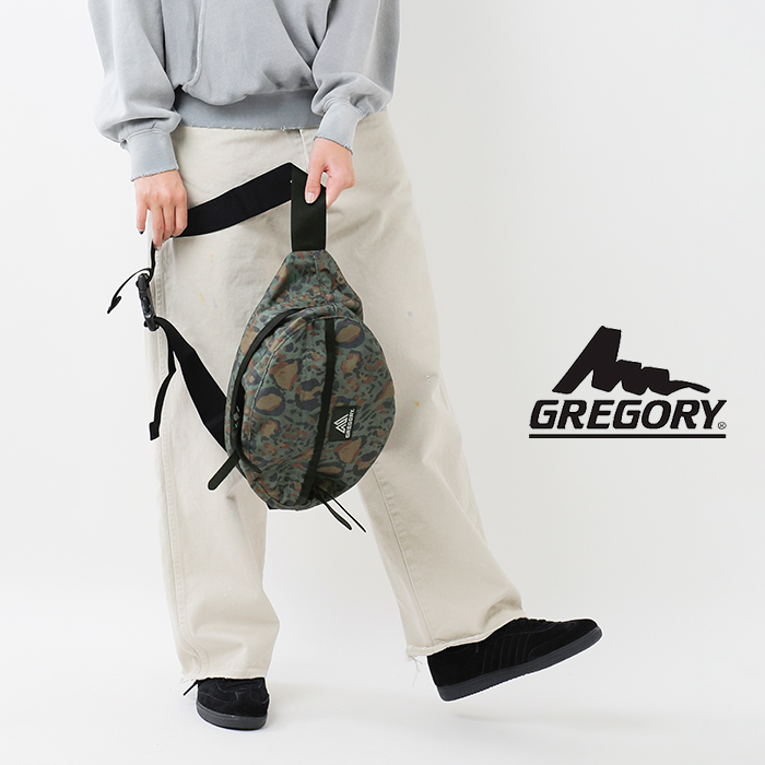 新品タグ付きグレゴリーウエストポーチレオパード GREGORY グレゴリー ウエストバッグ レオパード ティーニー