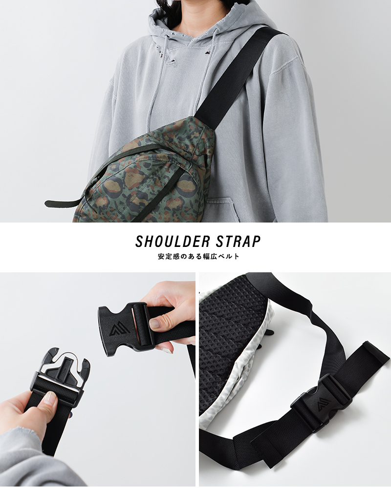 GREGORY(グレゴリー)420Dコーデュラナイロンレオパードプリントコンビウエストバッグ“TAILMATES”tailmate-s