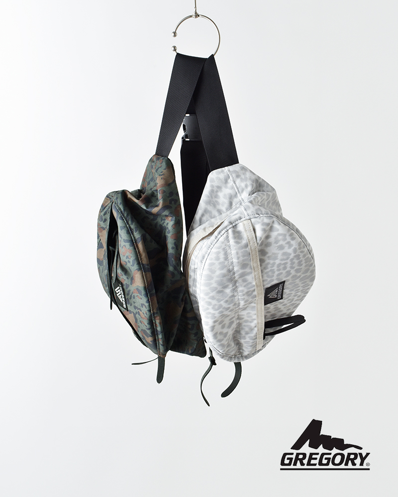 GREGORY(グレゴリー)420Dコーデュラナイロンレオパードプリントコンビウエストバッグ“TAILMATES”tailmate-s