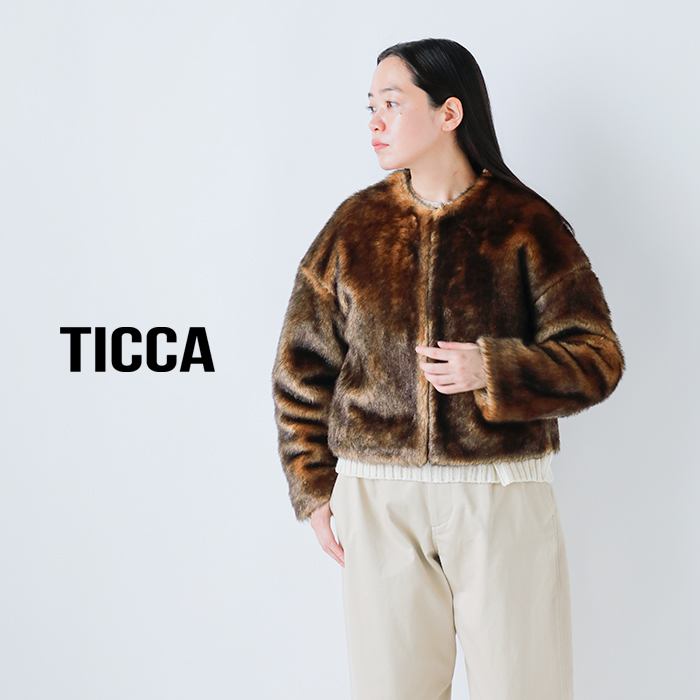 TICCA ティッカ ミンク ファー ショート コート tbea-062-kr