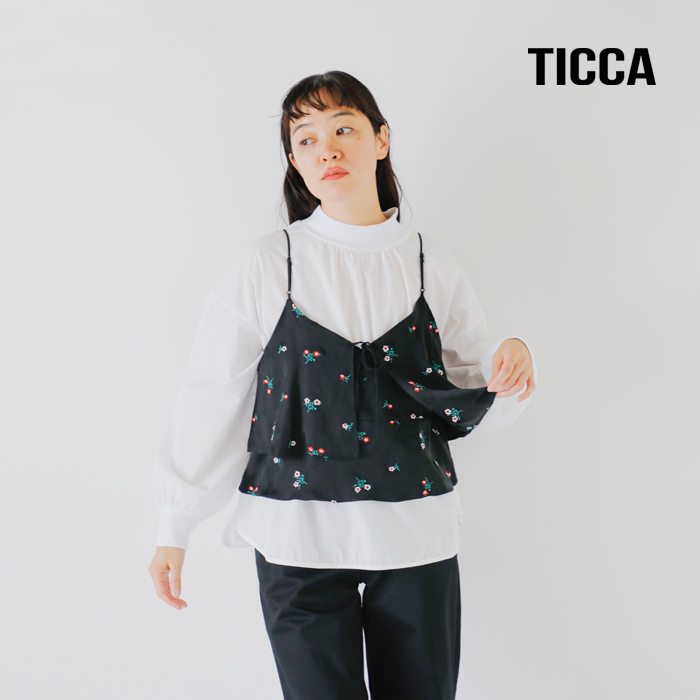 TICCA フラワー2wayビスチェ【完売品】 TICCA / ティッカ フラワー2wayビスチェ（キャミソール）｜TICCA