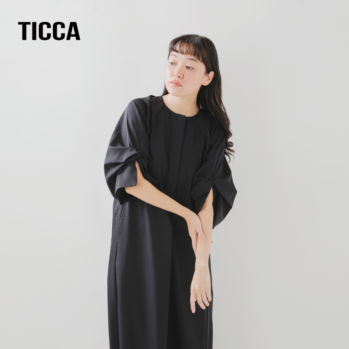 TICCA(ティッカ)ツイストスリーブドレスtbea-191