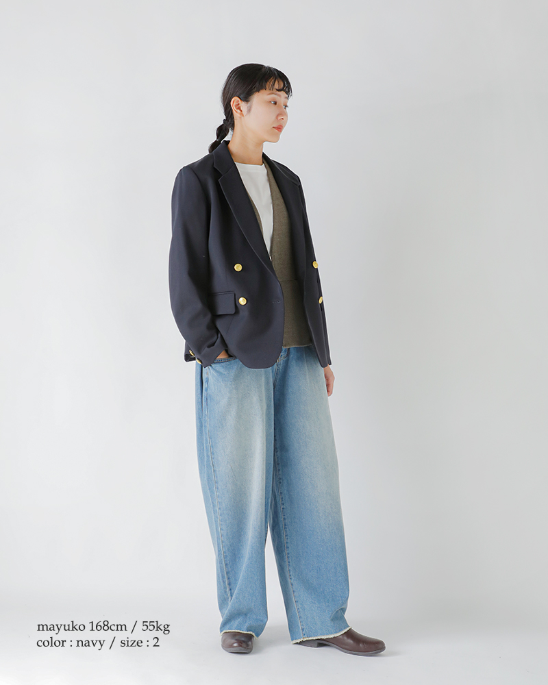 TICCA(ティッカ)ウールサージダブルジャケットtbea-221