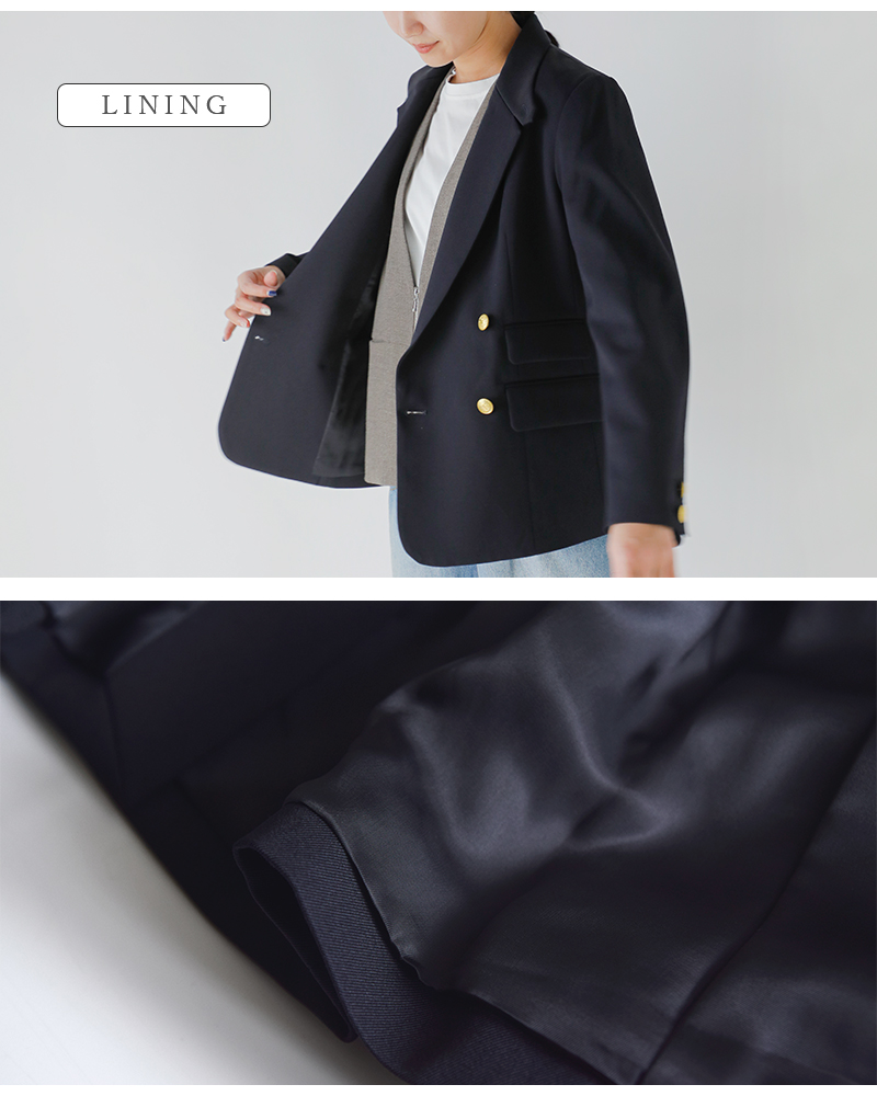 TICCA(ティッカ)ウールサージダブルジャケットtbea-221