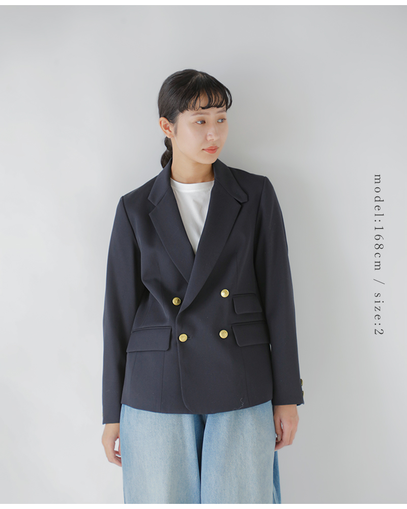 TICCA(ティッカ)ウールサージダブルジャケットtbea-221