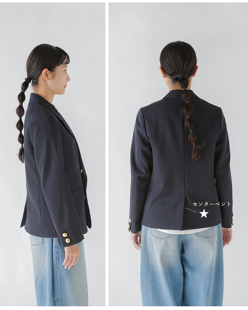 TICCA(ティッカ)ウールサージダブルジャケットtbea-221