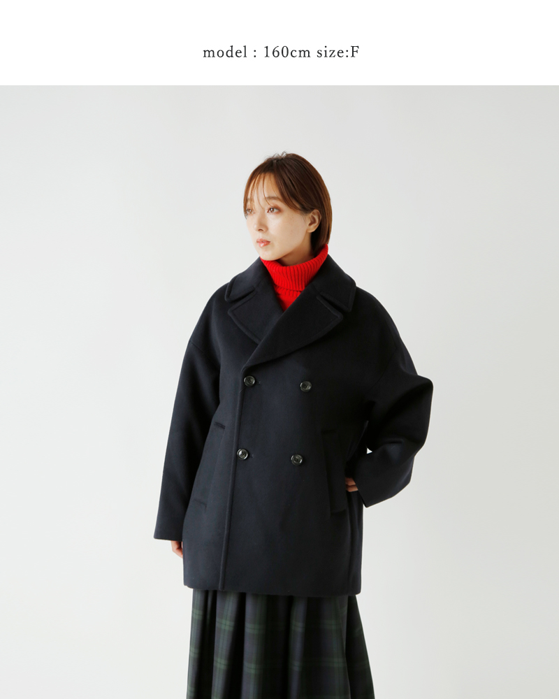 TICCA ティッカ ウール ピーコート tbea-242-ms 2025aw新作