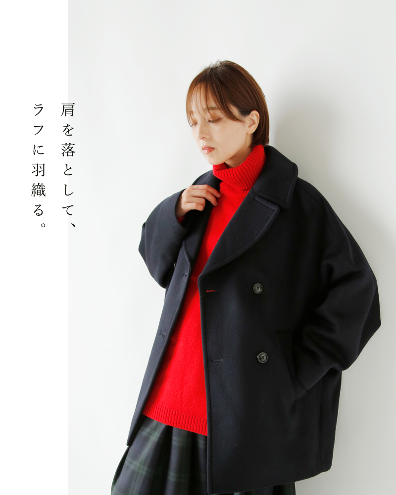 TICCA ティッカ ウール ピーコート tbea-242-ms 2025aw新作