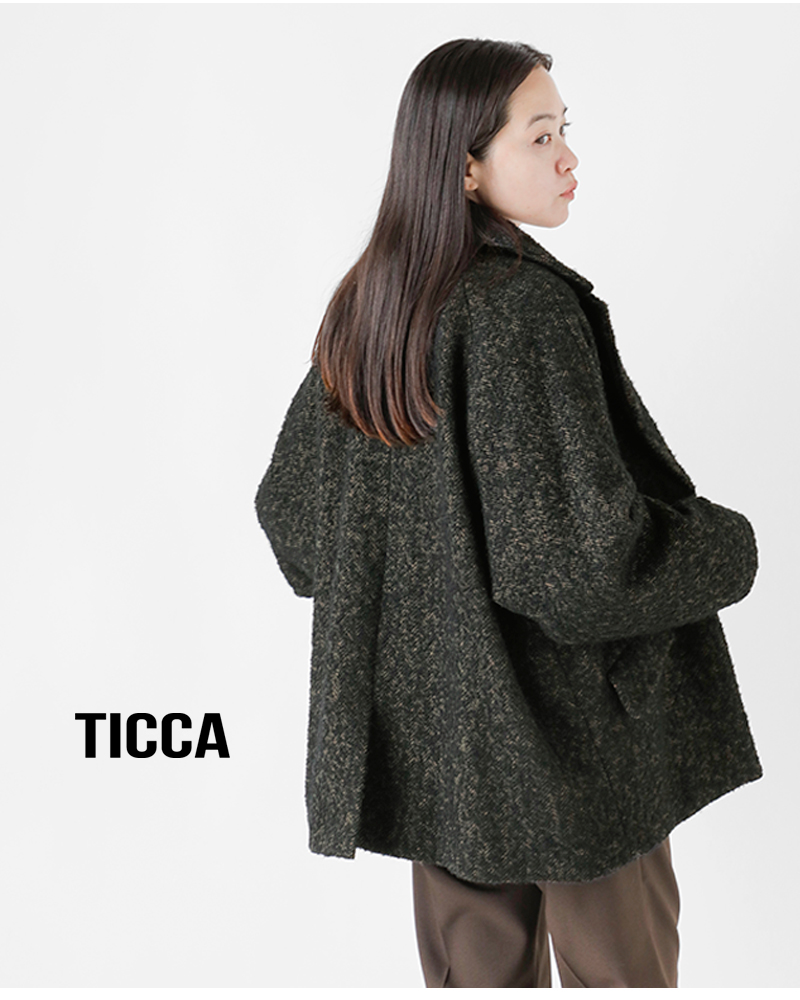 新品TOCCA トッカツイードジャケット セール】 【洗える】MIST TWEED ジャケット （ノーカラー