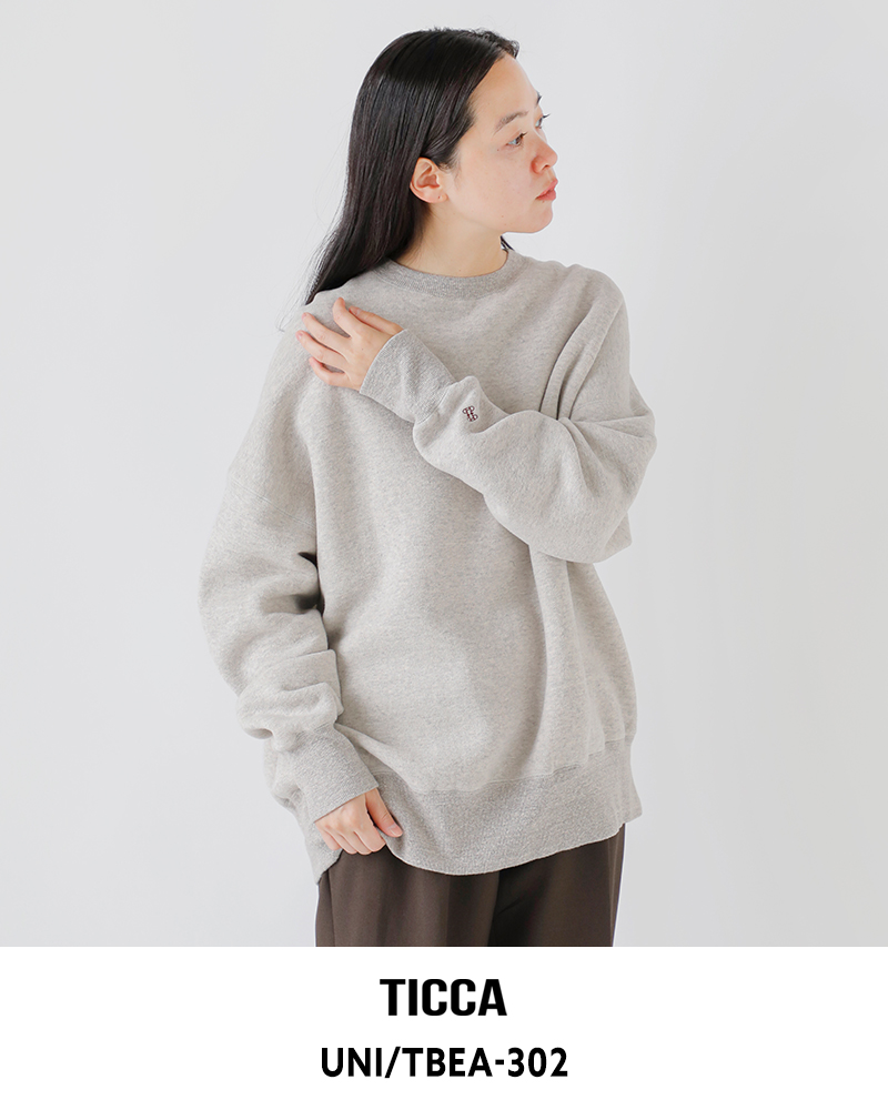 TICCA(ティッカ)コットンダウニー裏毛プルオーバーUNItbea-302