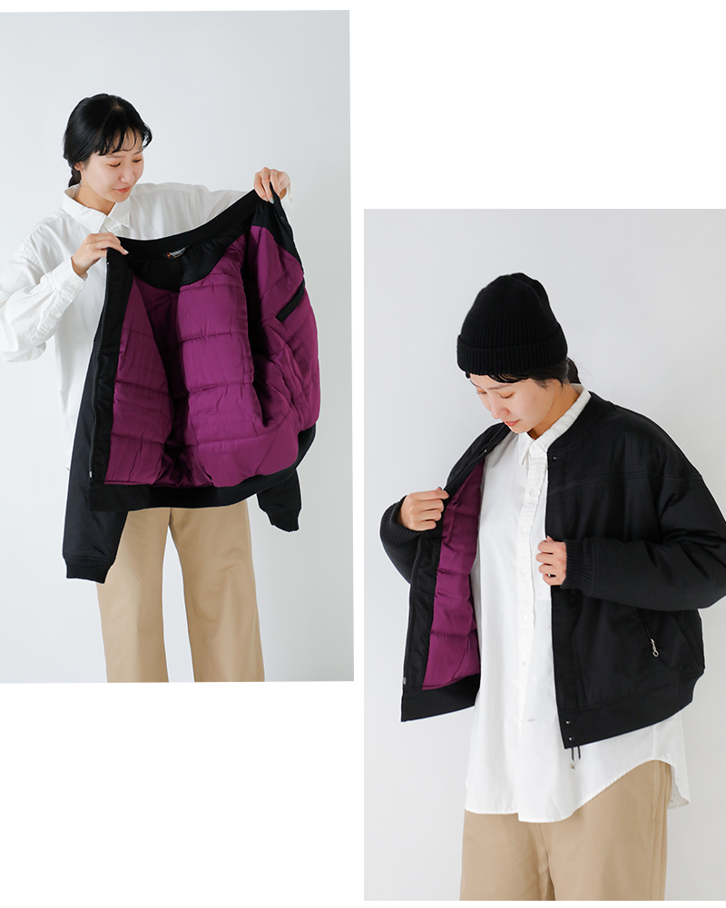 TOWN CRAFT(タウンクラフト)サーモライトブラックダービージャケットtc25f002