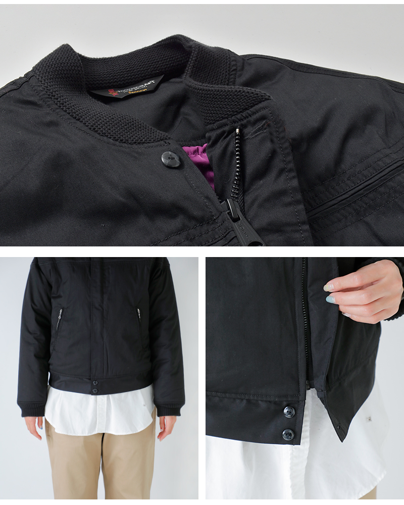 TOWN CRAFT(タウンクラフト)サーモライトブラックダービージャケットtc25f002