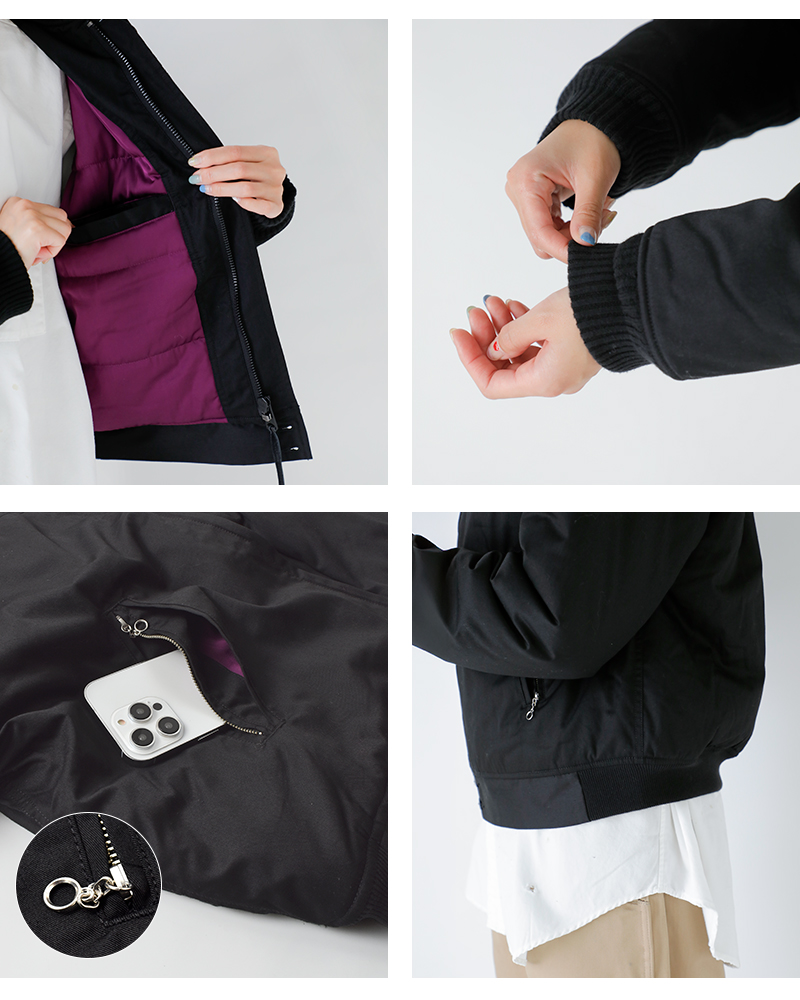 TOWN CRAFT(タウンクラフト)サーモライトブラックダービージャケットtc25f002