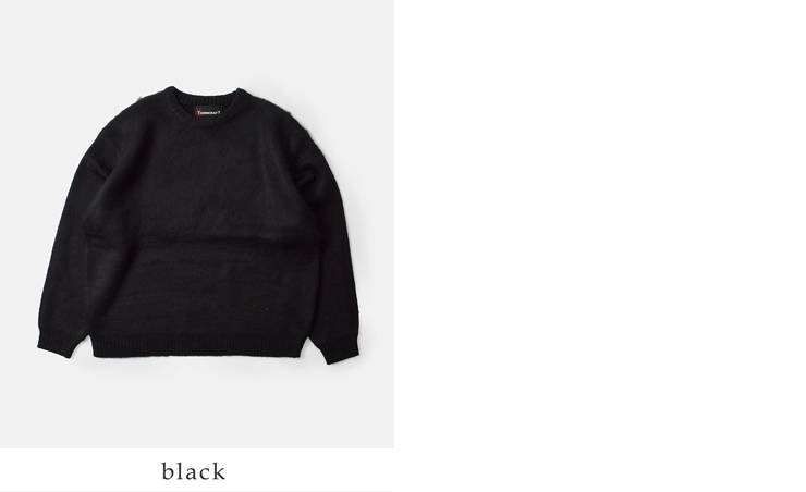 TOWN CRAFT(タウンクラフト)ソリッドシャギーカラークルーネックセーターtc25f011