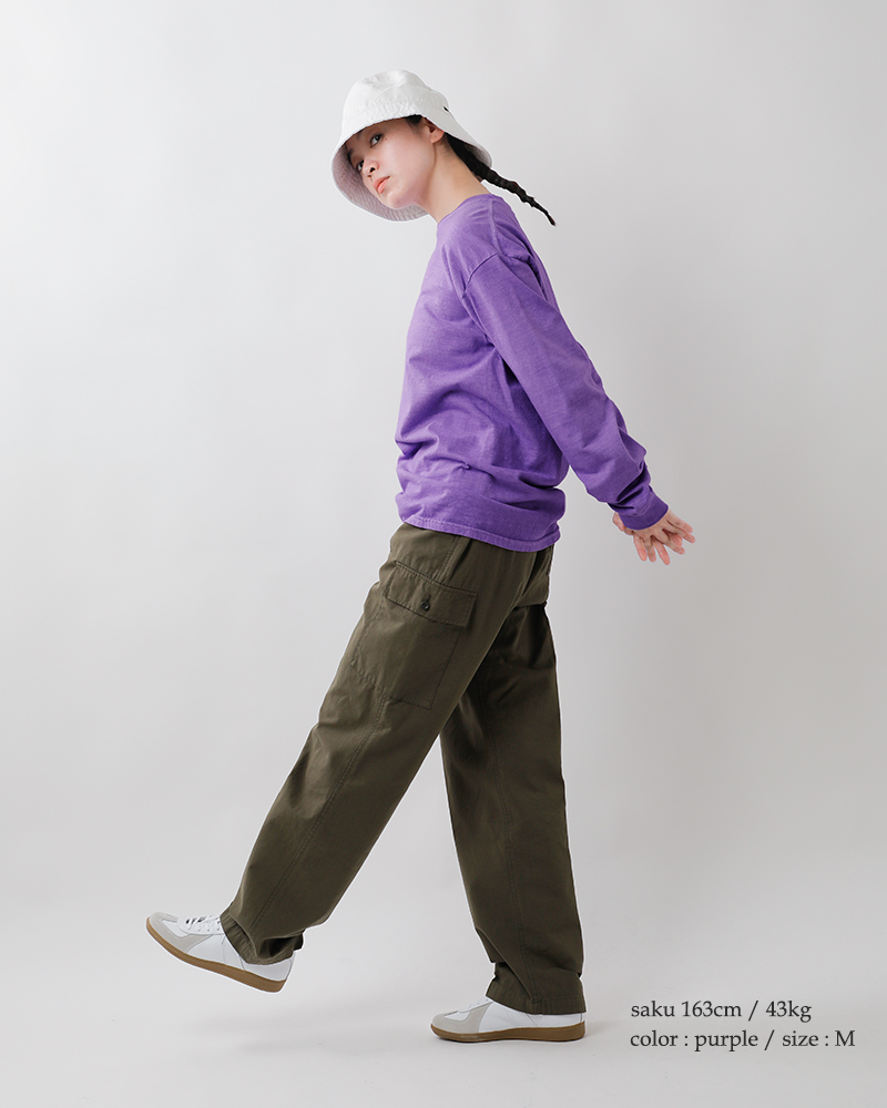 TOWN CRAFT(タウンクラフト)コットン90sピグメントロングスリーブTシャツtc25f019