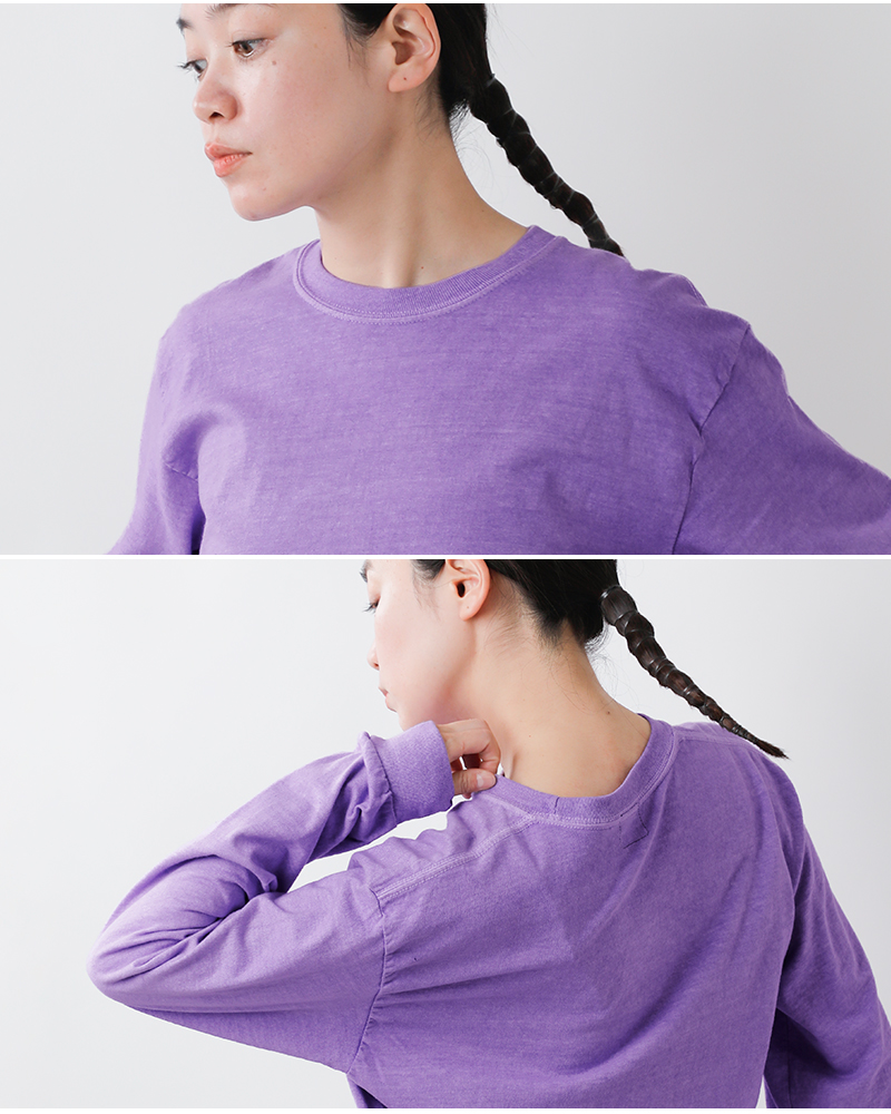 TOWN CRAFT(タウンクラフト)コットン90sピグメントロングスリーブTシャツtc25f019