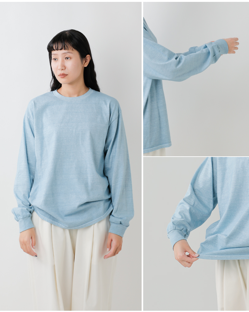 TOWN CRAFT(タウンクラフト)コットン90sピグメントロングスリーブTシャツtc25f019