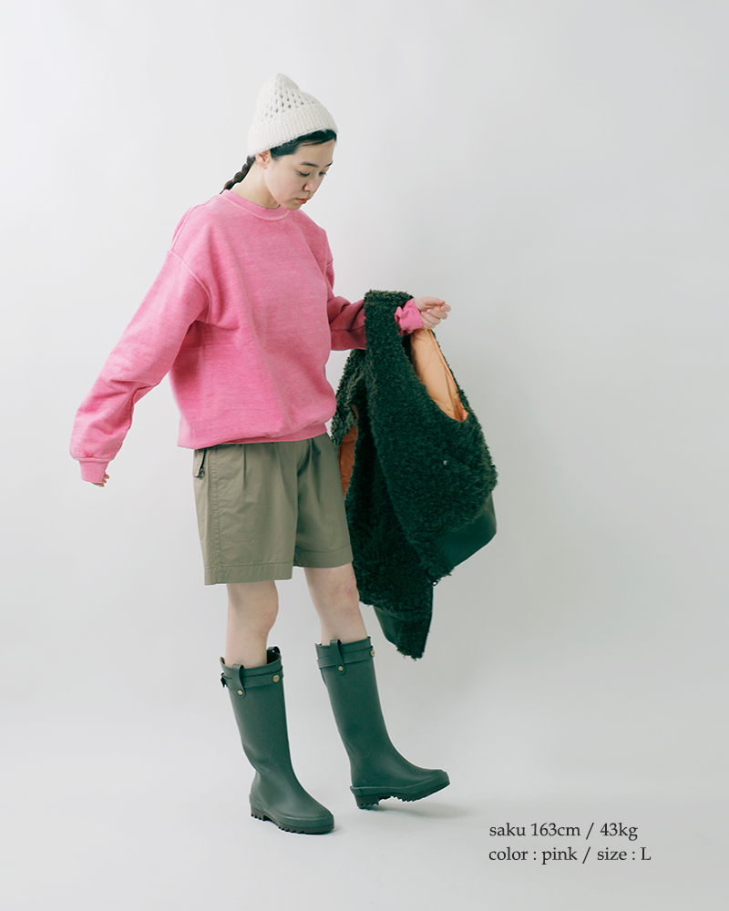 TOWN CRAFT(タウンクラフト)フリース90sピグメントクルーネックスウェットシャツtc25f020