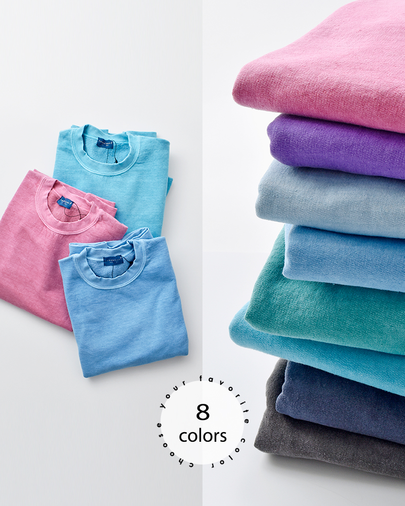 TOWN CRAFT(タウンクラフト)フリース90sピグメントクルーネックスウェットシャツtc25f020