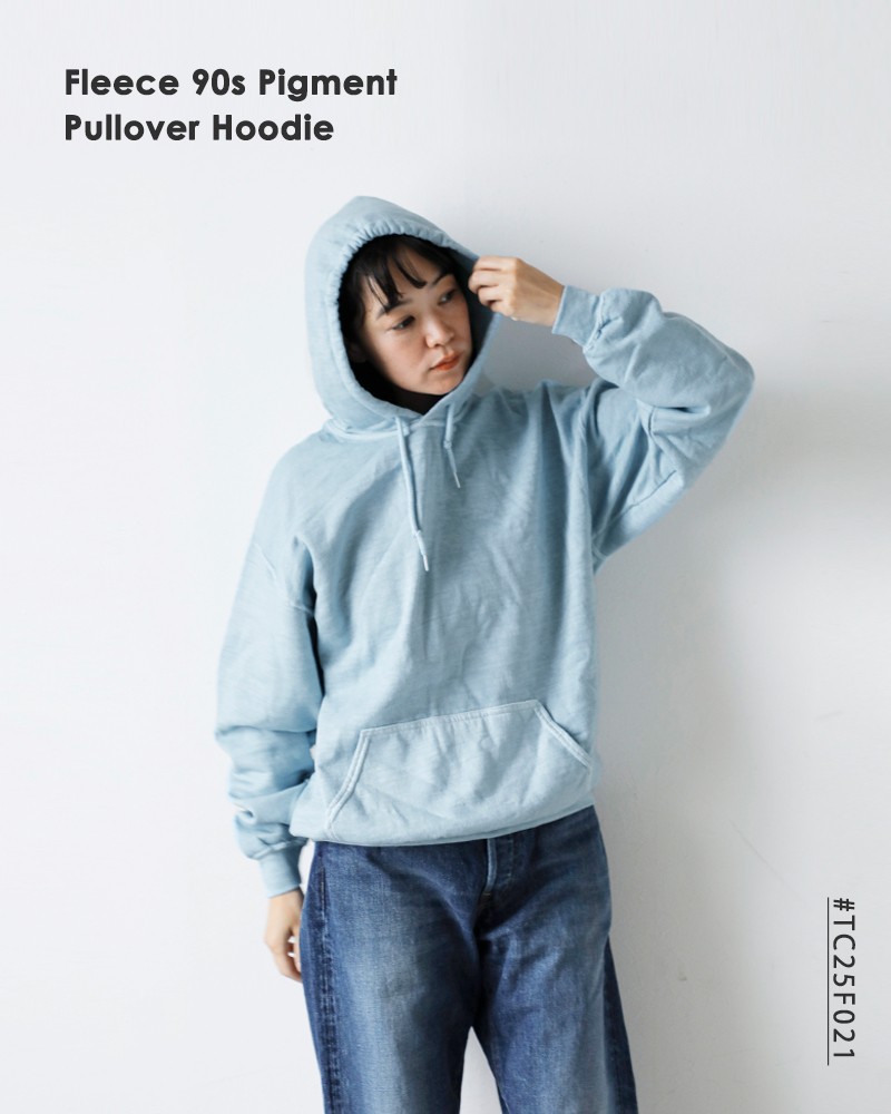 TOWN CRAFT(タウンクラフト)フリース90sピグメントプルフーディーtc25f021