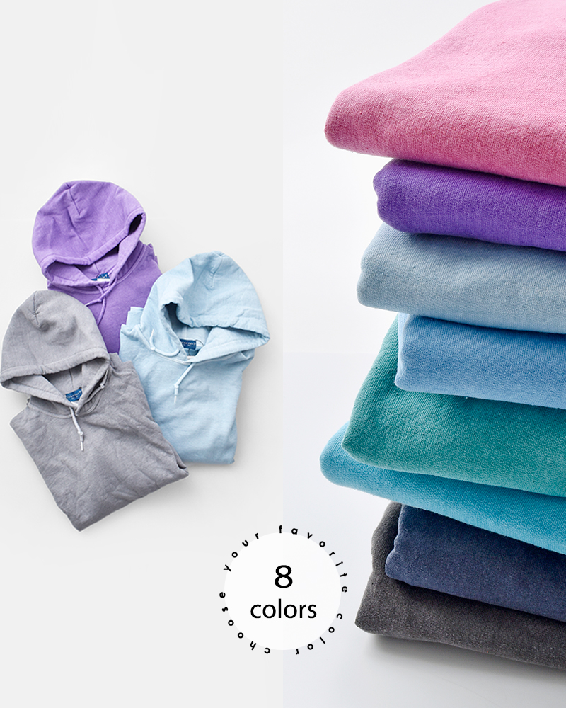 TOWN CRAFT(タウンクラフト)フリース90sピグメントプルフーディーtc25f021