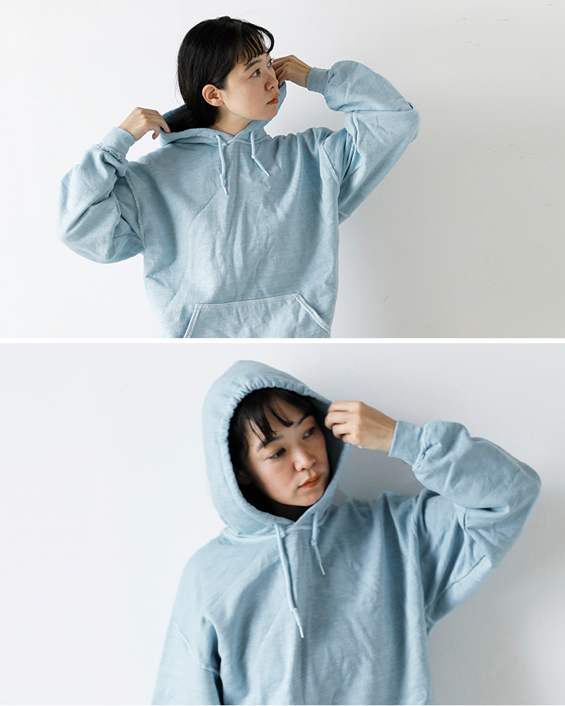 TOWN CRAFT(タウンクラフト)フリース90sピグメントプルフーディーtc25f021