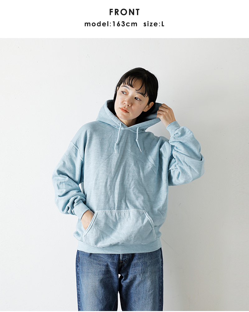 TOWN CRAFT(タウンクラフト)フリース90sピグメントプルフーディーtc25f021