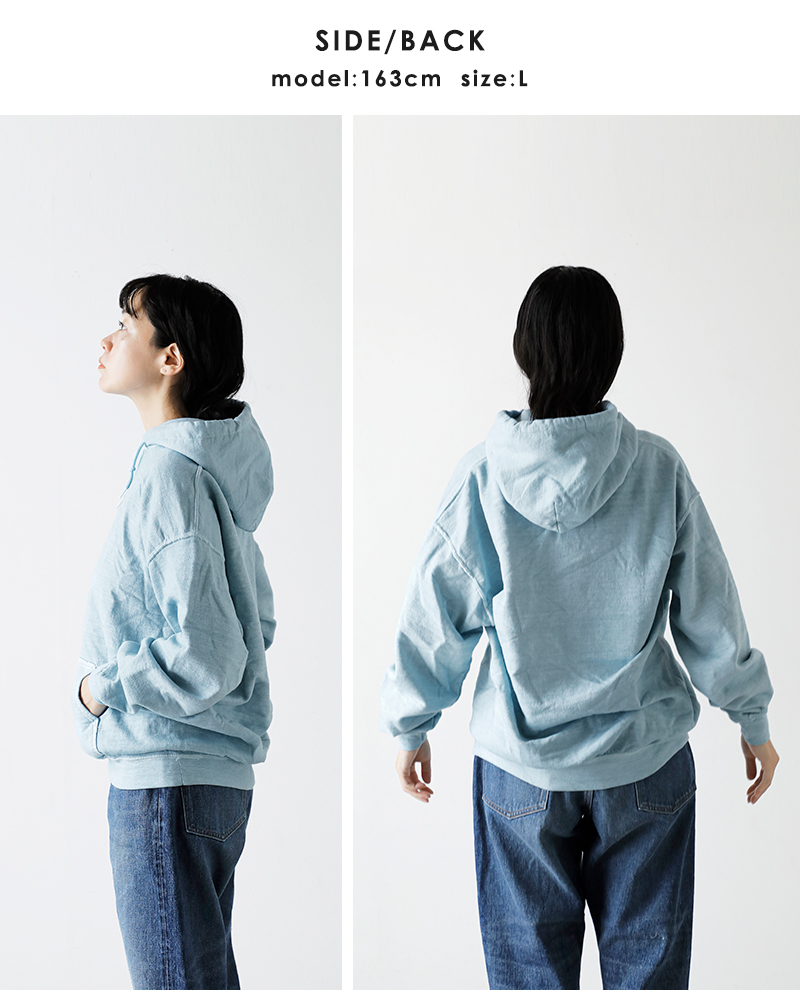 TOWN CRAFT(タウンクラフト)フリース90sピグメントプルフーディーtc25f021