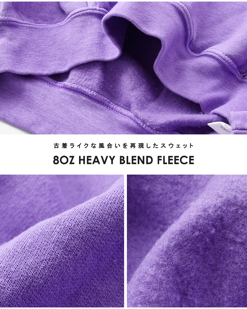 TOWN CRAFT(タウンクラフト)フリース90sピグメントプルフーディーtc25f021