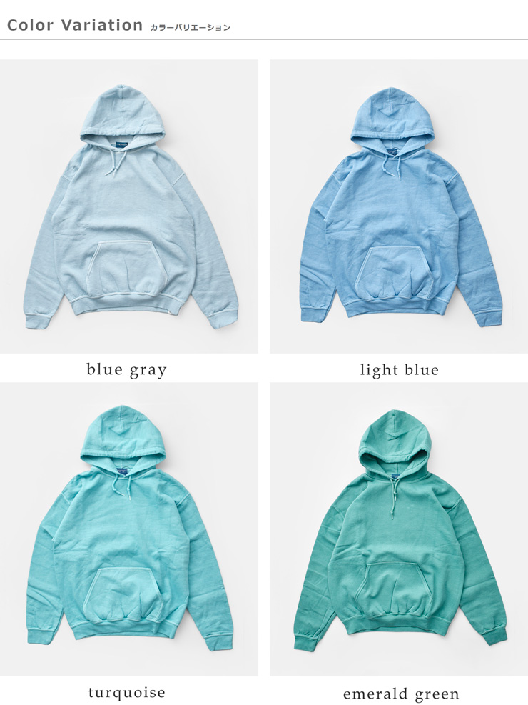 TOWN CRAFT(タウンクラフト)フリース90sピグメントプルフーディーtc25f021