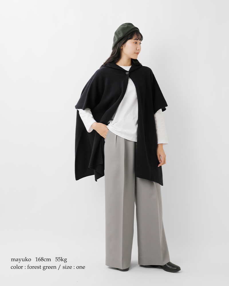 chisaki(チサキ)ウールカシミアベレー帽“Tent”tent