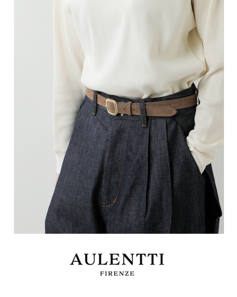 AULENTTI(オウレンティ)スウェードベルトti-529-25-ve
