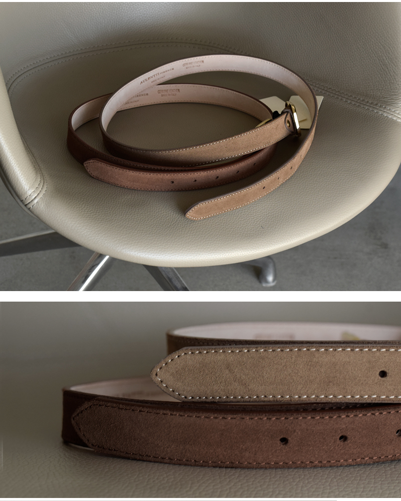 AULENTTI(オウレンティ)スウェードベルトti-529-25-ve