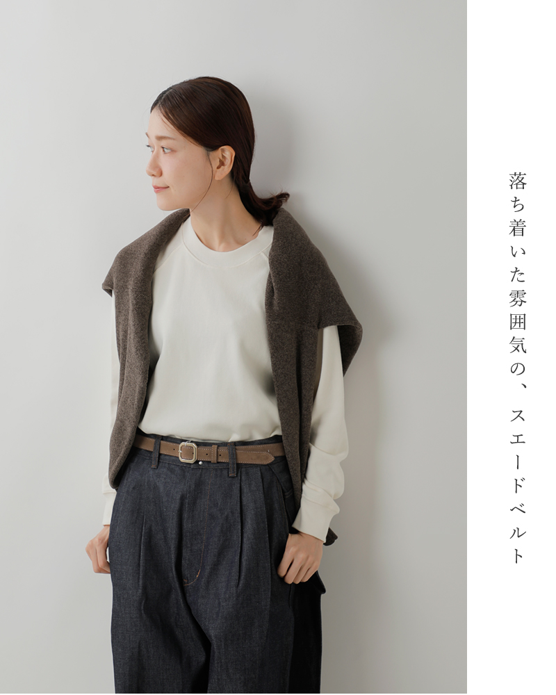 AULENTTI(オウレンティ)スウェードベルトti-529-25-ve