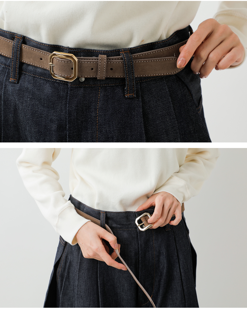 AULENTTI(オウレンティ)スウェードベルトti-529-25-ve