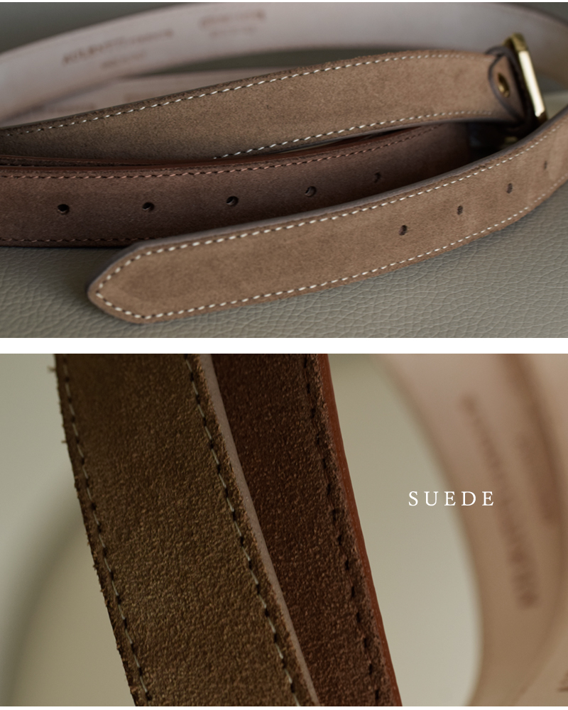 クーポン対象】AULENTTI オウレンティ スウェード ベルト ti-529