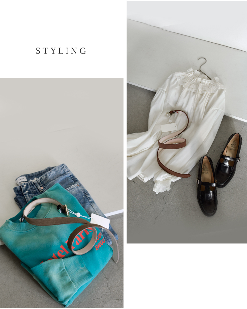 AULENTTI(オウレンティ)スウェードベルトti-529-25-ve