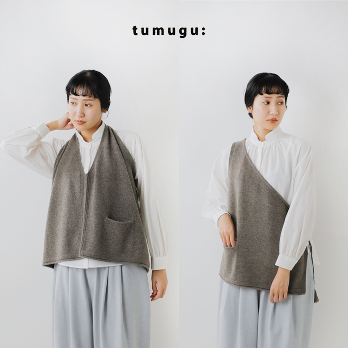 tumugu(ツムグ)ふわふわウール2wayビスチェtk25310