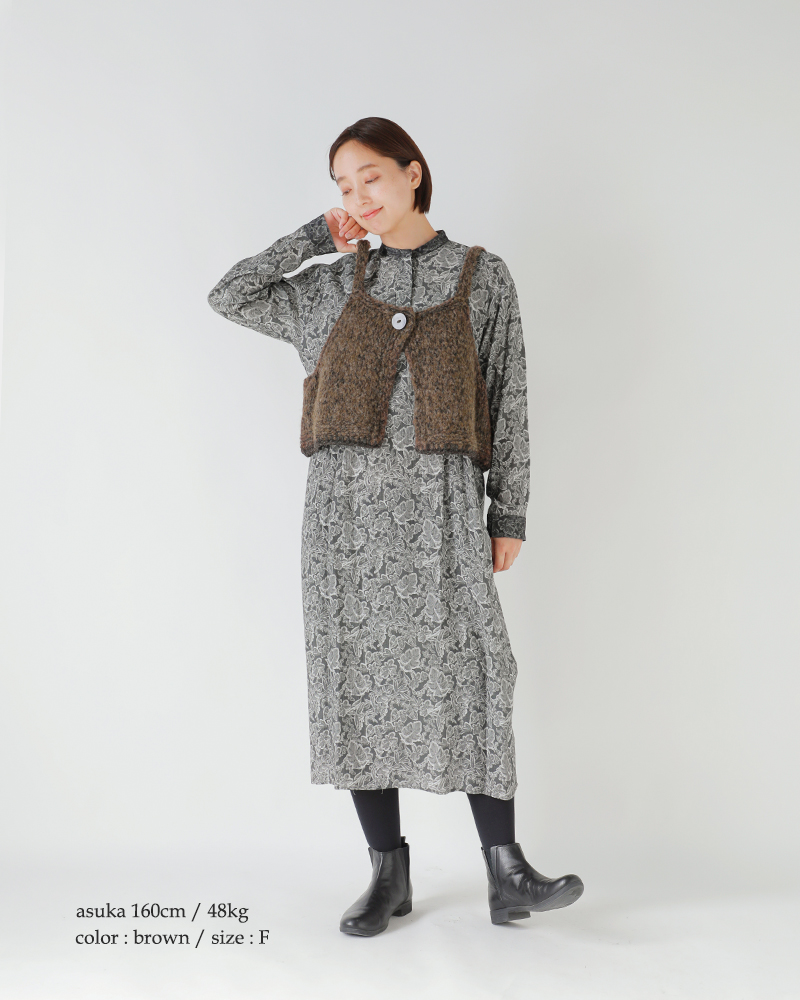 tumugu(ツムグ)ロービングアルパカウール2wayビスチェtk25316