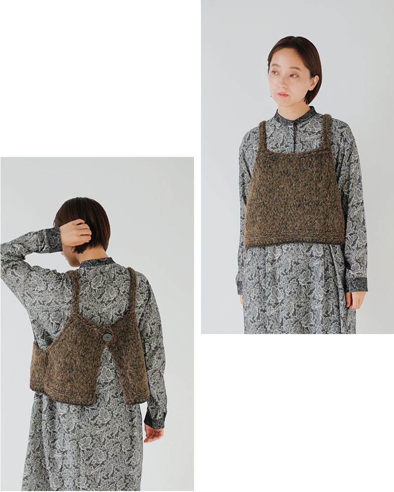 tumugu(ツムグ)ロービングアルパカウール2wayビスチェtk25316