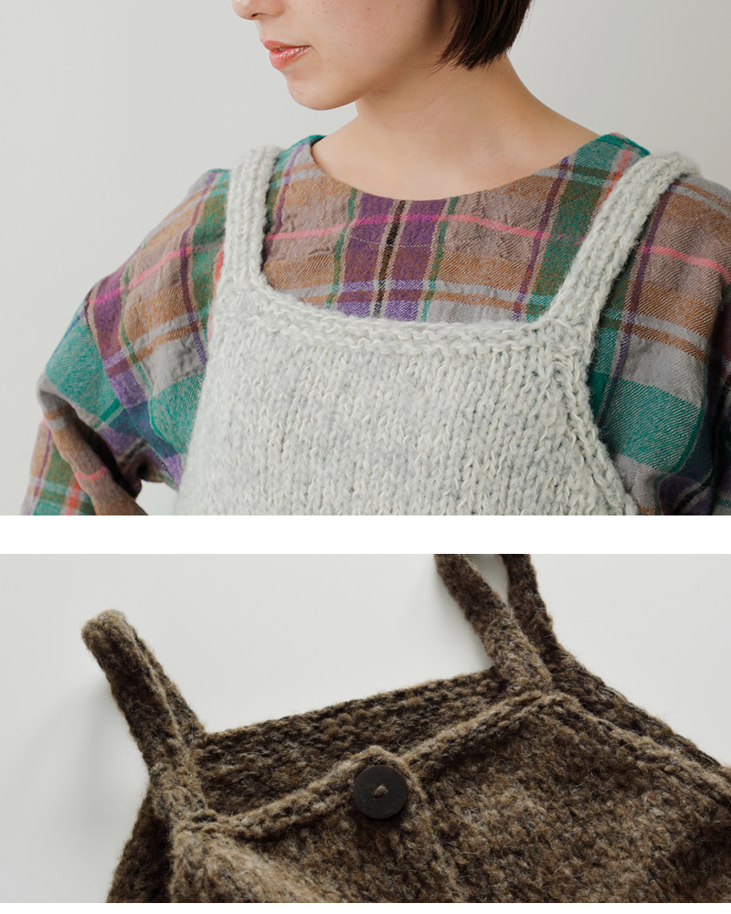 tumugu(ツムグ)ロービングアルパカウール2wayビスチェtk25316