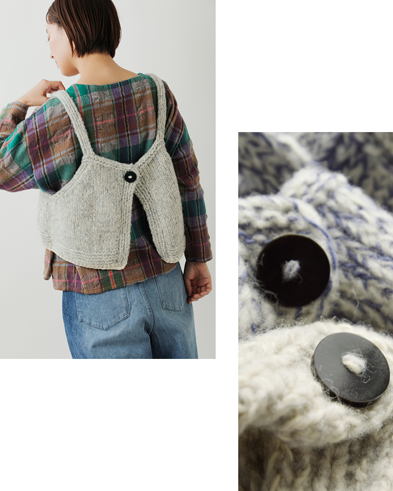 tumugu(ツムグ)ロービングアルパカウール2wayビスチェtk25316