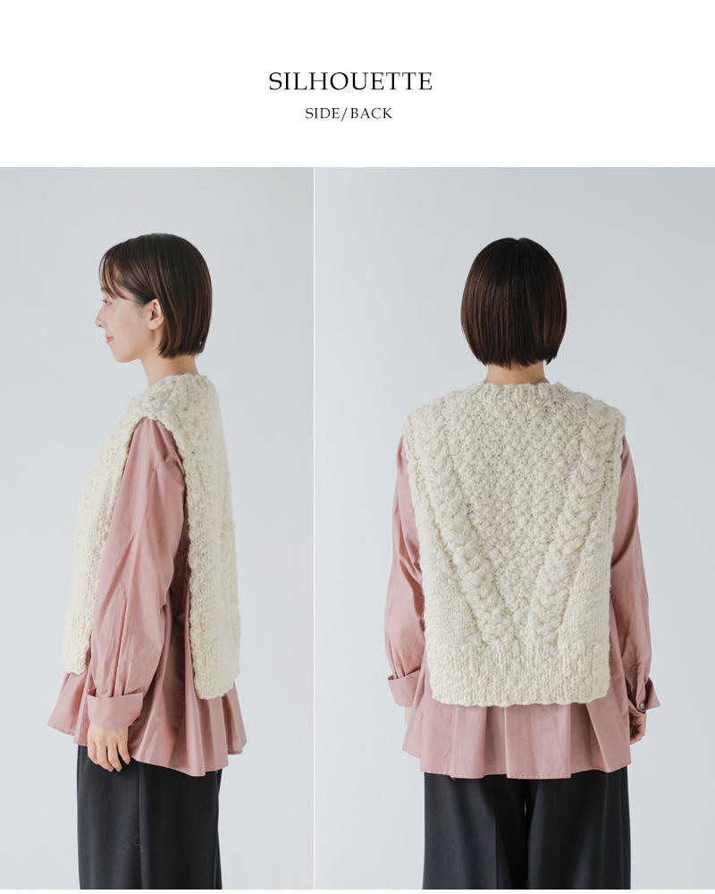 the last flower of the afternoonE[ jbg xXg ga Knitted vesth tlf-126-hkn001