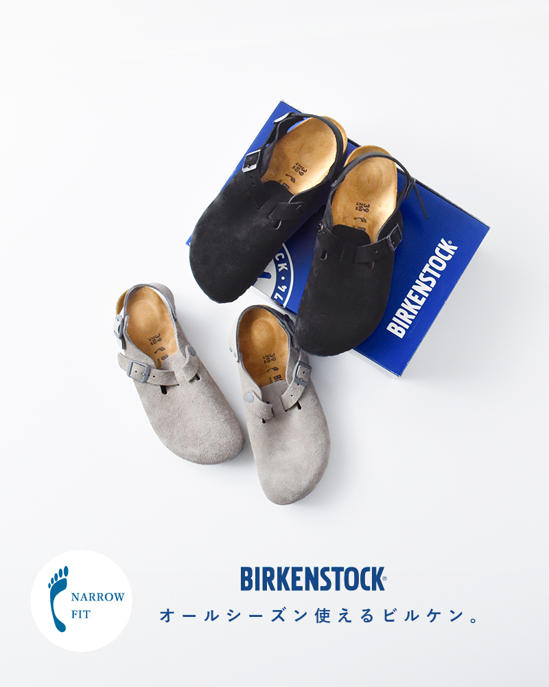 BIRKENSTOCK(ビルケンシュトックトキオスエードレザーバックストラップナローサンダル“TokioIISuede”tokio