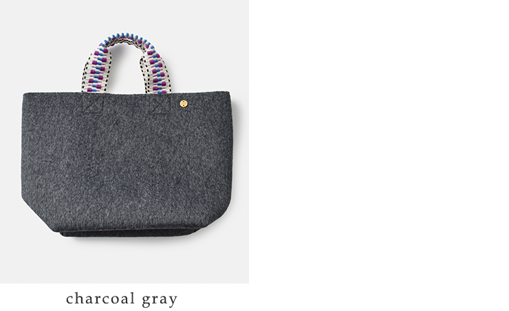 Lila&Fleur(リラアンドフルール)フェルトトートバッグ“Iris”tote-bag-felt