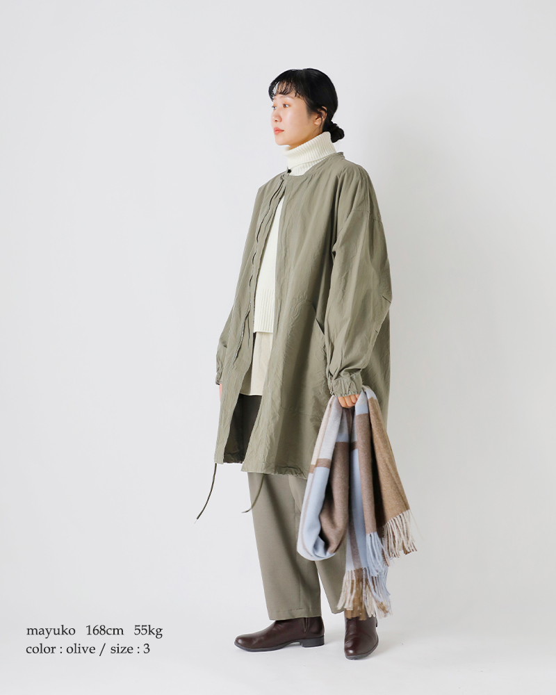 tissu(ティシュ)起毛ワッシャーブロードワークブルゾンts253bz070